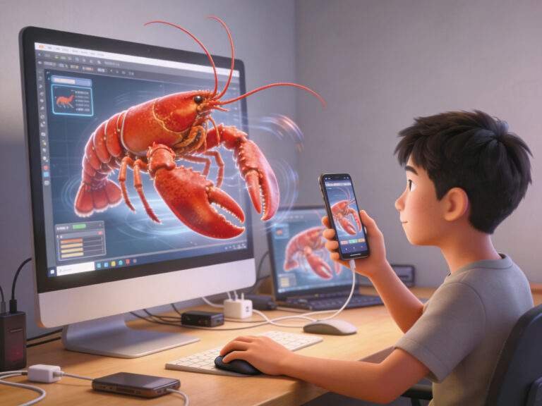 智能體商用元年主題視覺：呈現AI從對話框走向自主執行任務的產業變革